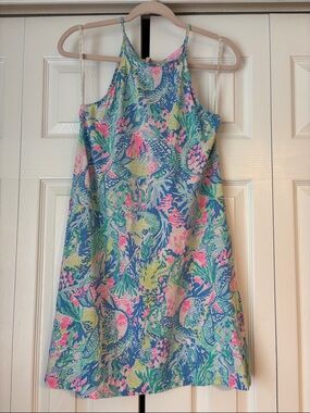Lilly Pulitzer Margot Swing Dress- Mermaids Cove Pattern XXS